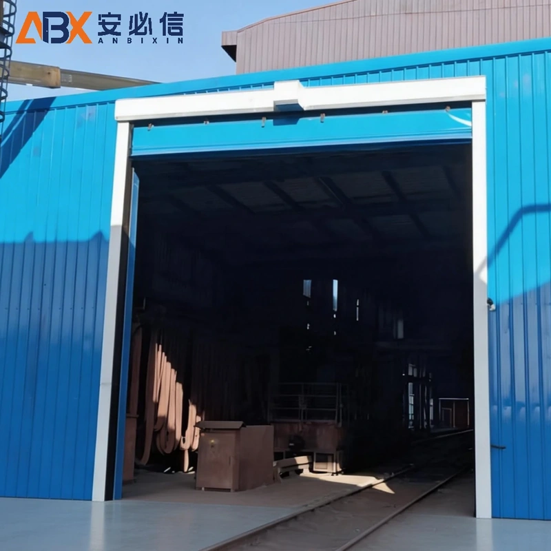 上海软帘堆积门